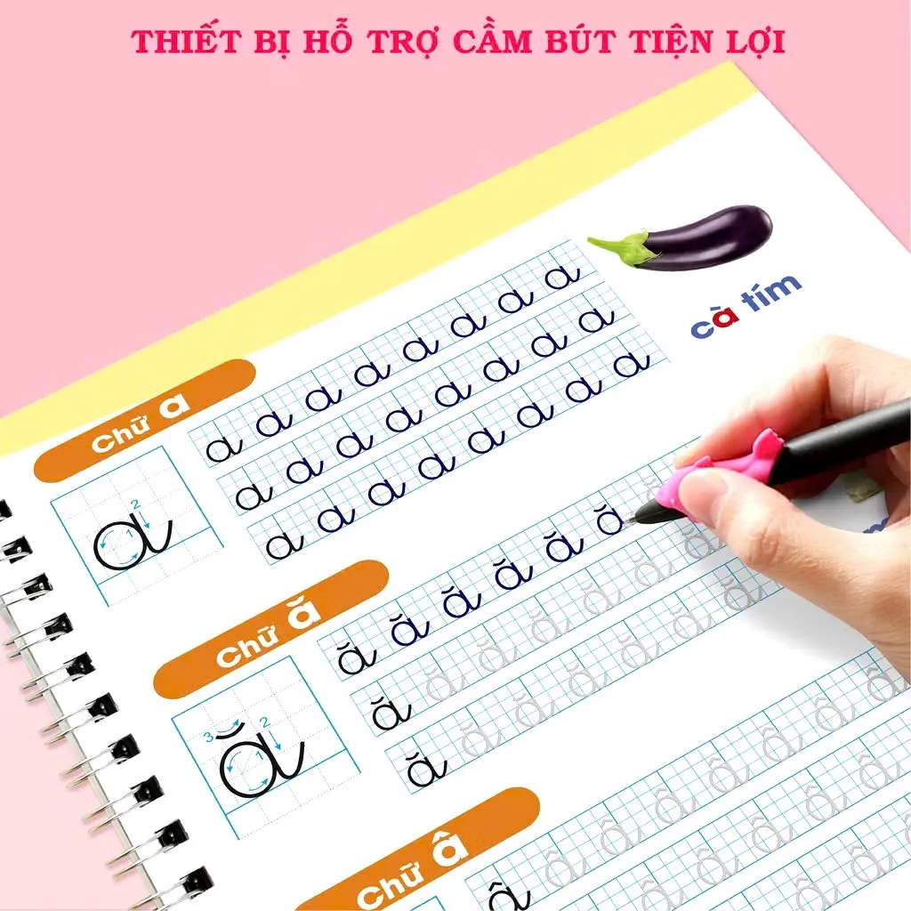 Ảnh Bộ 3 Vở Luyện Viết Thần Kỳ TNBOOKS Tự Bay Mực Cho Bé Vào Lớp 1 - Luyện Viết Chữ Đẹp (4-6 Tuổi) 2