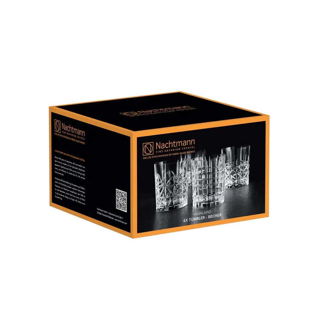 Ảnh Bộ 4 ly pha lê Nachtmann Highland, chính hãng Đức, an toàn cho sức khỏe, sang trọng, chống xước 3