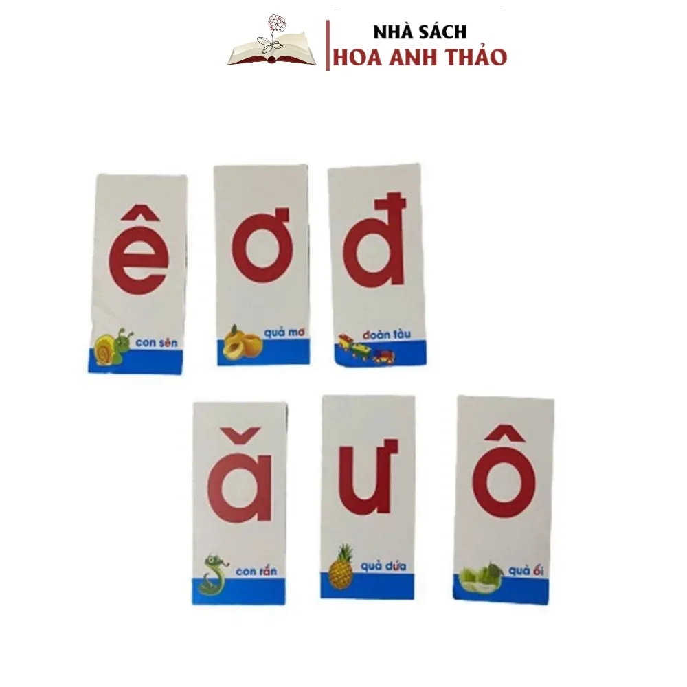 Ảnh Bộ 40 Thẻ Học Nhận Biết Chữ Cái Và Chữ Số - 2 Kích Thước Dành Cho Học Sinh 3