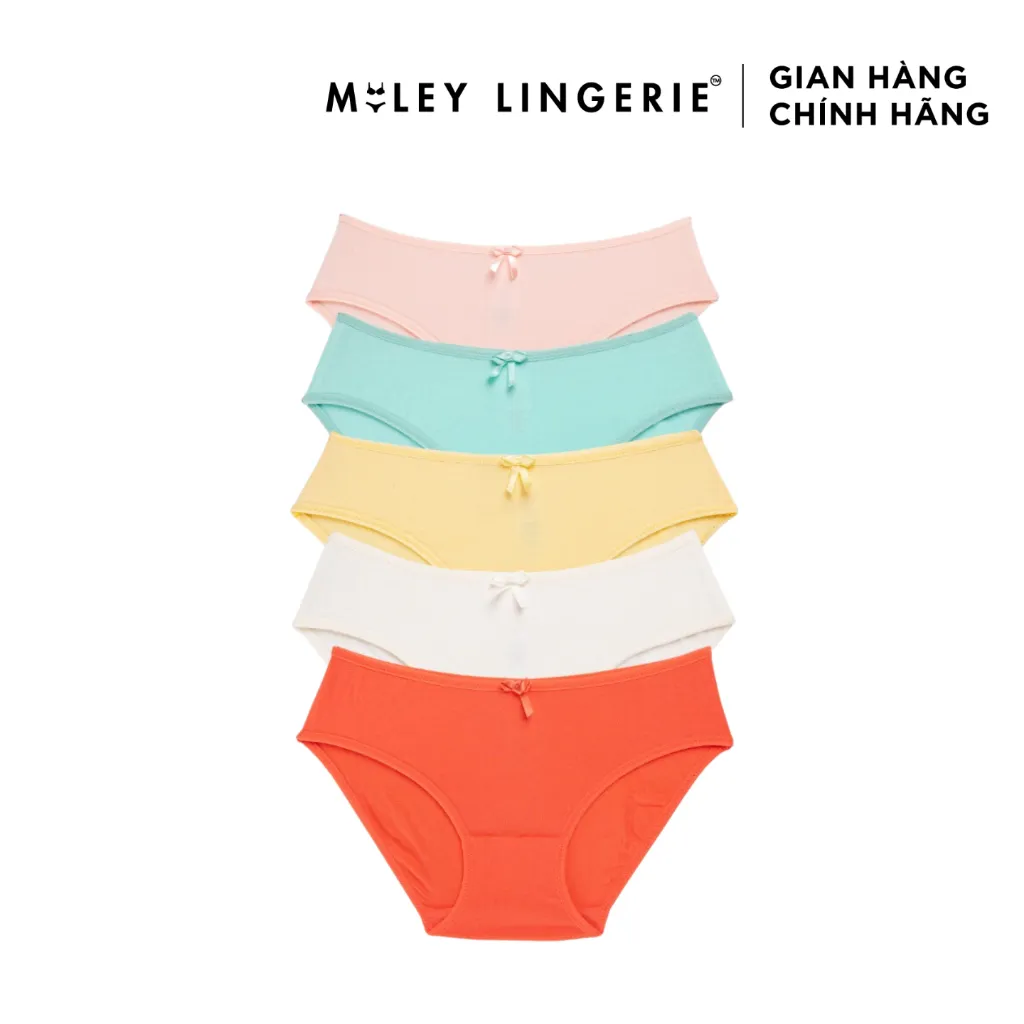 Ảnh Bộ 5 Quần Lót Nữ Kháng Khuẩn Chất Liệu Modal Tự Nhiên Miley Lingerie BCS04 1