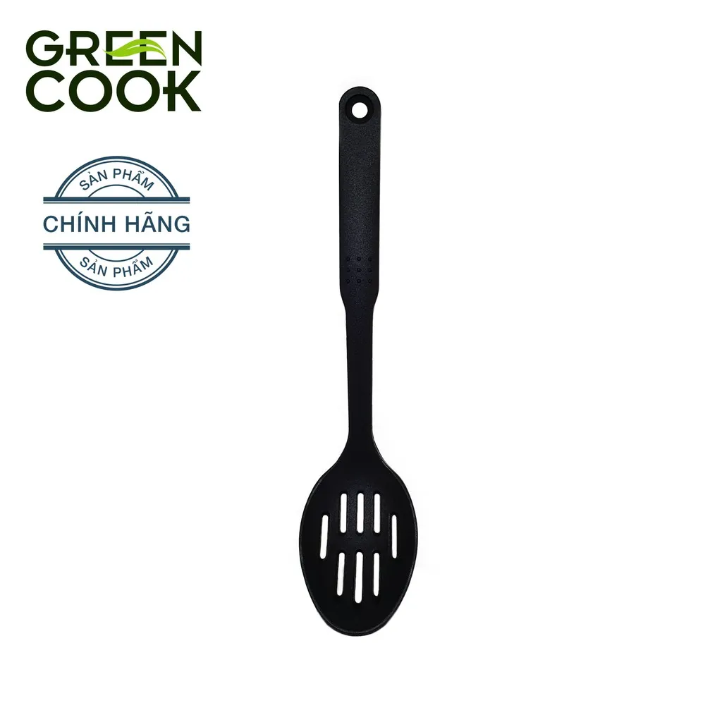 Ảnh Bộ 6 món vá sạn nhựa nấu ăn Green Cook chất liệu PA66 an toàn sức khỏe 1