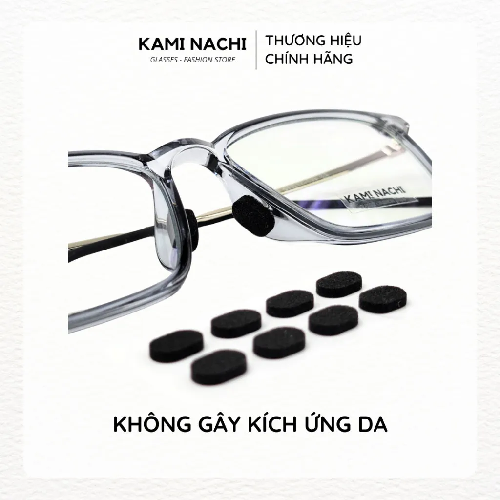 Ảnh Bộ 8 miếng đệm mũi chống trượt cho kính bằng mút xốp eva siêu mềm KAMI NACHI 3
