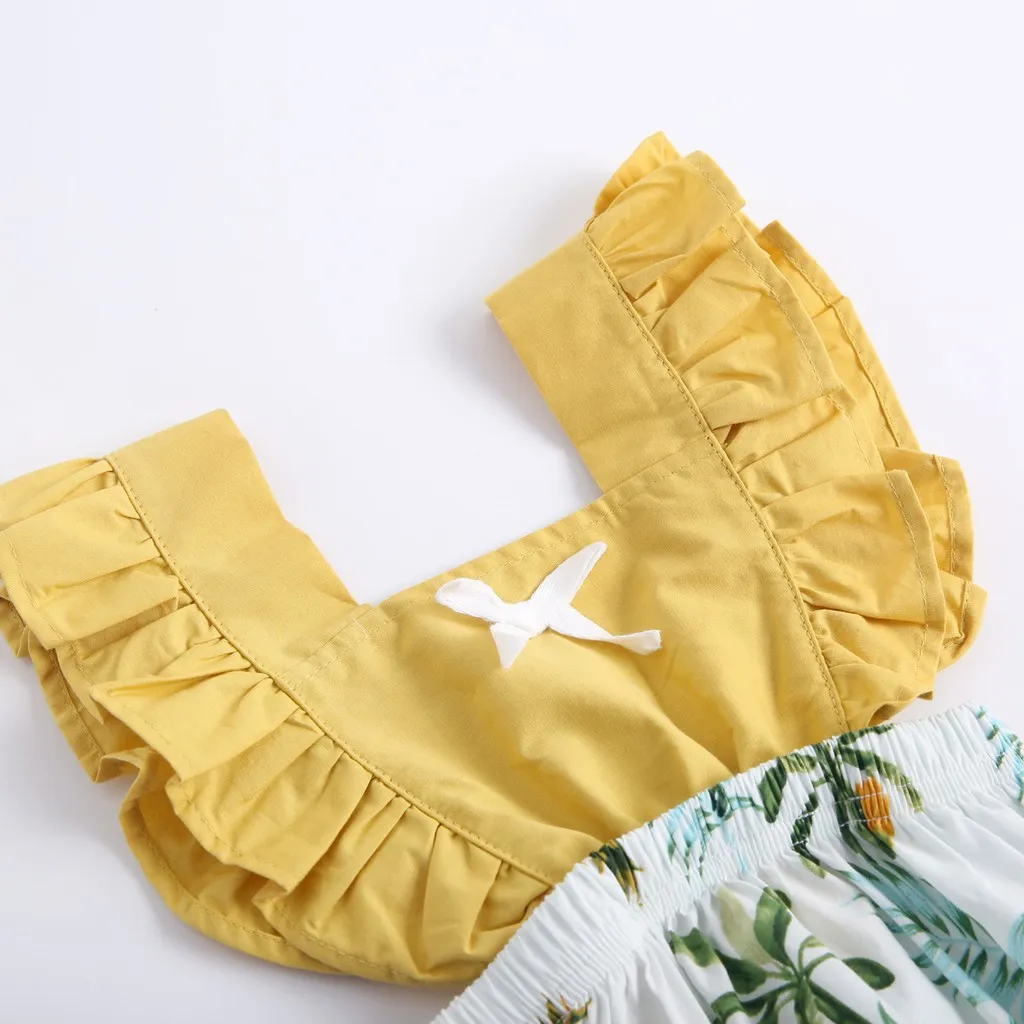Ảnh Bộ Áo Liền Quần Sanlutoz Bằng Chất Liệu Cotton Phong Cách Thời Trang Mùa Hè In Họa Tiết Quả Dứa Dành Cho Bé Gái 3