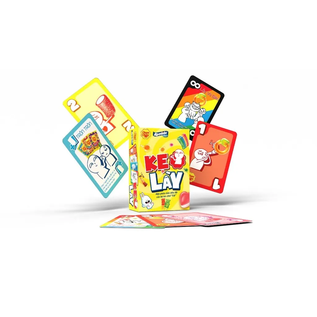 Ảnh BỘ BÀI KẸO LẦY - UNO TỪ ALPENLIEBE VÀ CHUPA CHUPS 2