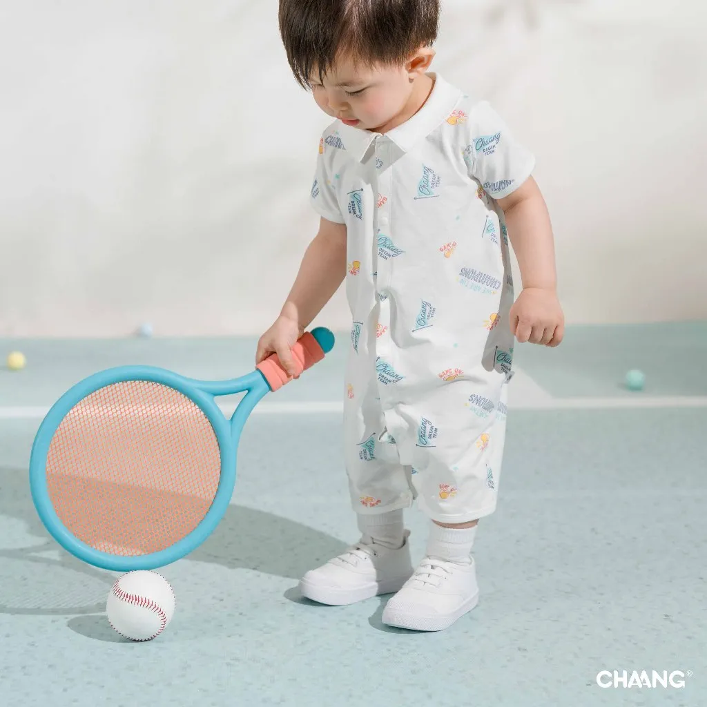 Ảnh Bộ body cộc tay cúc giữa Olympia cho bé gái và bé trai 3