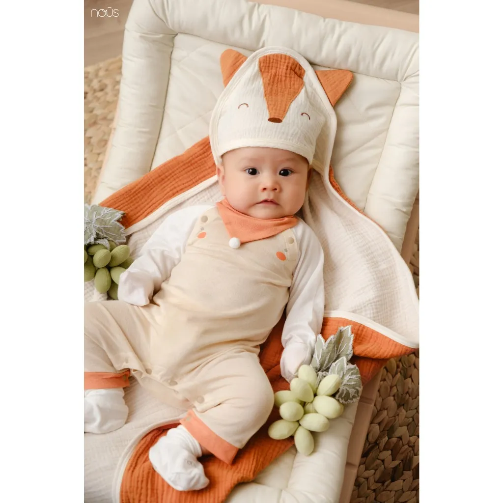 Ảnh Bộ Body sơ sinh Newborn không tất/liền tất Nous 3