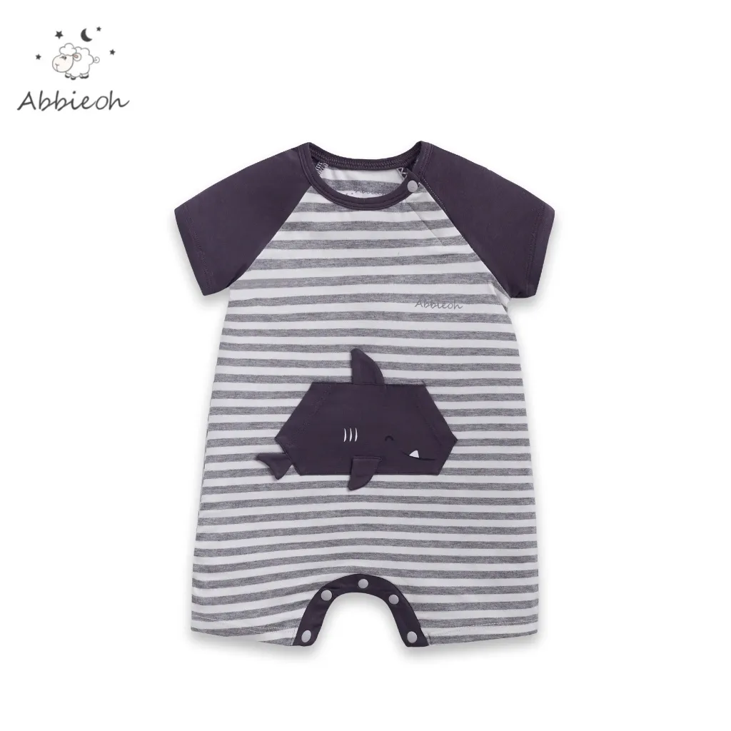 Ảnh Bộ bodysuit cộc tay cotton ABBIEOH hình con vật và xe cho bé 6-12M BD503 BD502 BD533 BD766 3