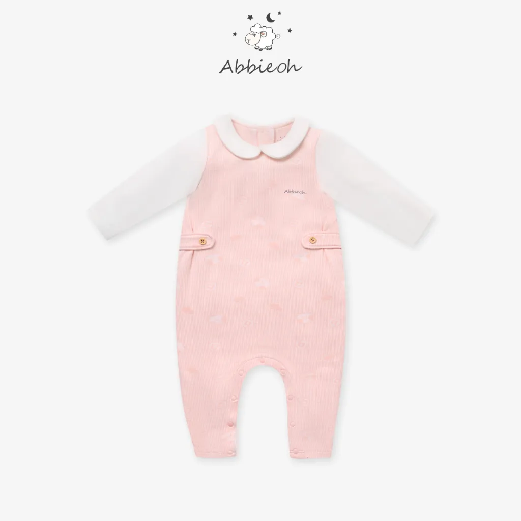 Ảnh Bộ bodysuit nỉ giữ nhiệt dài tay cotton cho bé sơ sinh ABBIEOH động vật ngộ nghĩnh 0-12 tháng BD550-572-657-667-680-676 3