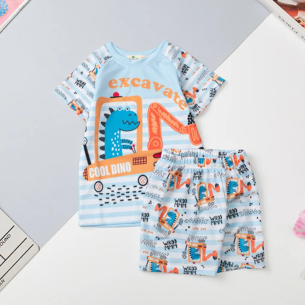 Ảnh Bộ bơi bé trai LITIBABY 2 mảnh hoạt hình ngộ nghĩnh, size 2 đến 12 tuổi 3
