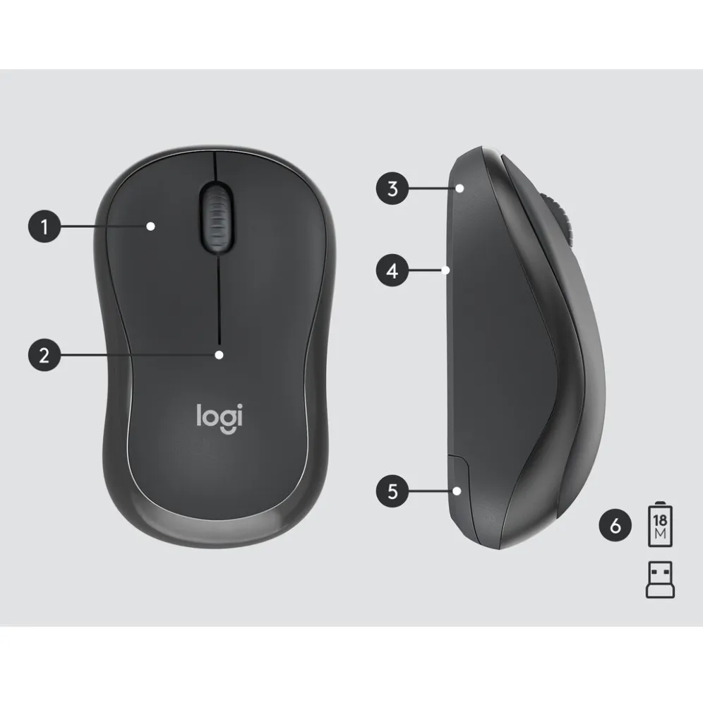 Ảnh Bộ chuột phím không dây Logitech MK295 Silent / MK345/ MK235/ MK545/ MK240 - Chính hãng 1