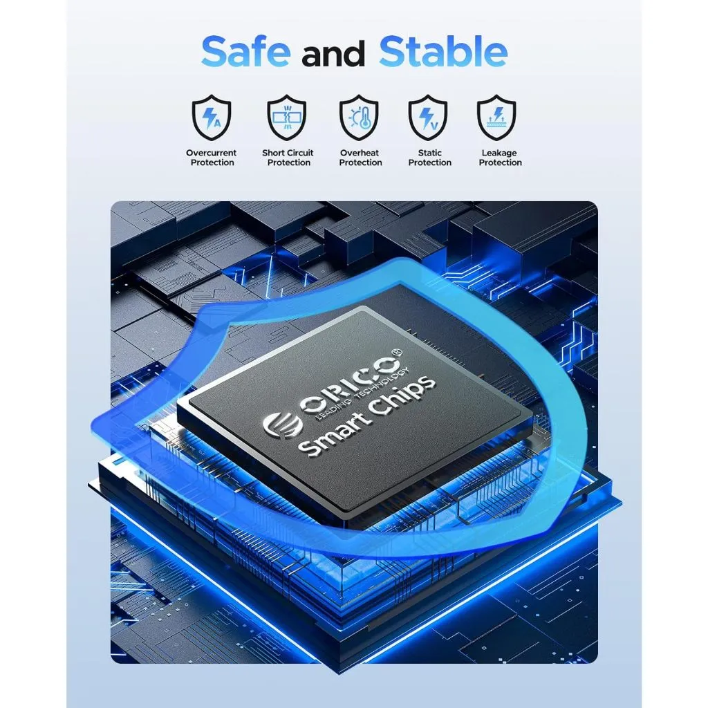 Ảnh Bộ chuyển đổi ORICO SATA sang USB 3.0 Vỏ đĩa cứng gắn ngoài SSD HDD Vỏ 5Gbps Không cần dụng cụ cho ổ cứng SATA 2,5 "(2521U3) 3