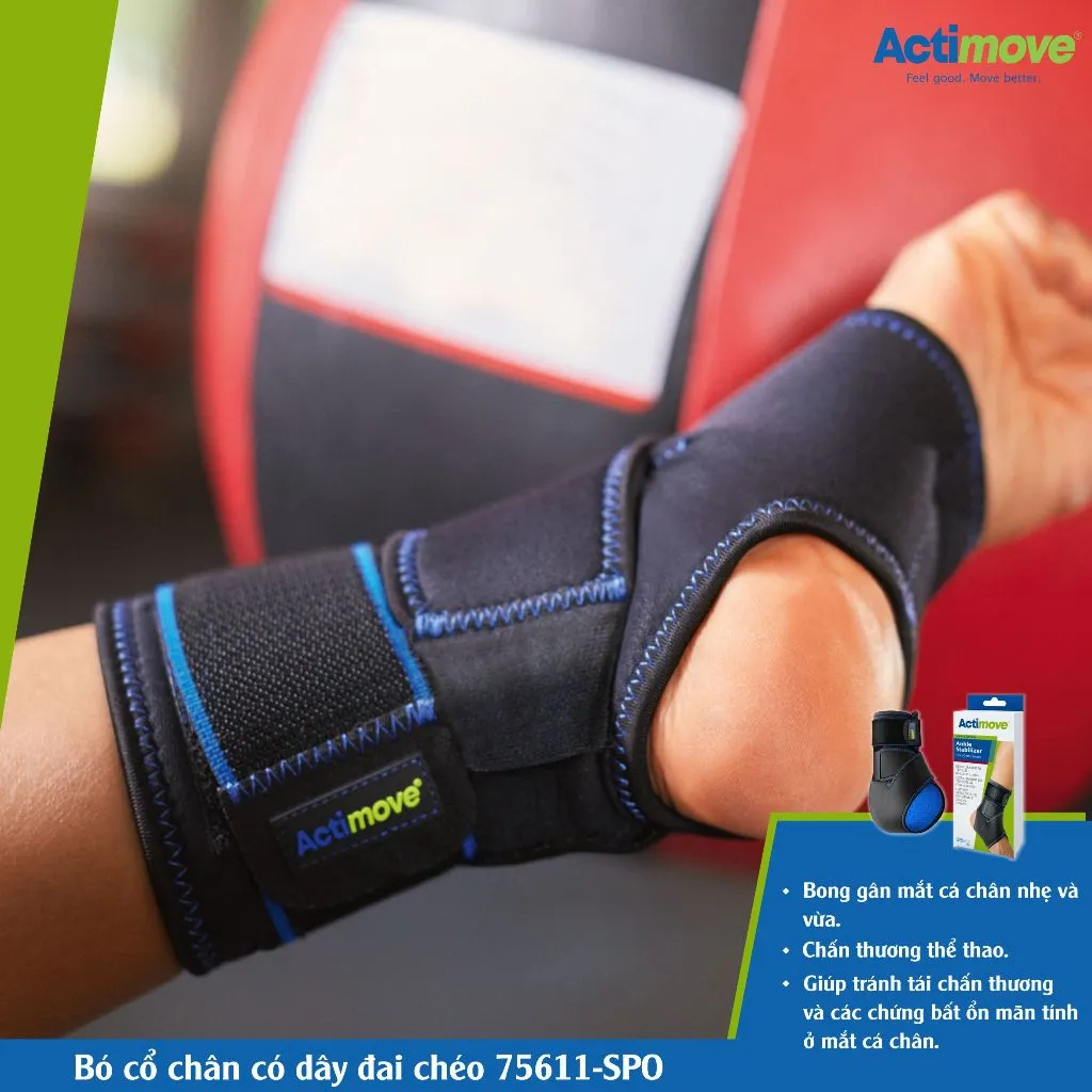 Ảnh Bó cổ chân có dây đai chéo 75611-SPO Actimove Ankle Stabilizer 1