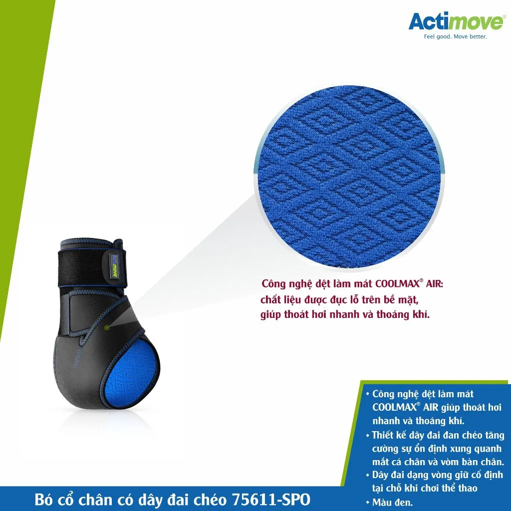 Ảnh Bó cổ chân có dây đai chéo 75611-SPO Actimove Ankle Stabilizer 3