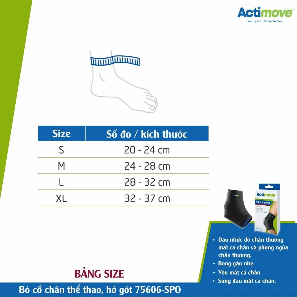 Ảnh Bó cổ chân thể thao, hở gót 75606-SPO Actimove Ankle Support 4