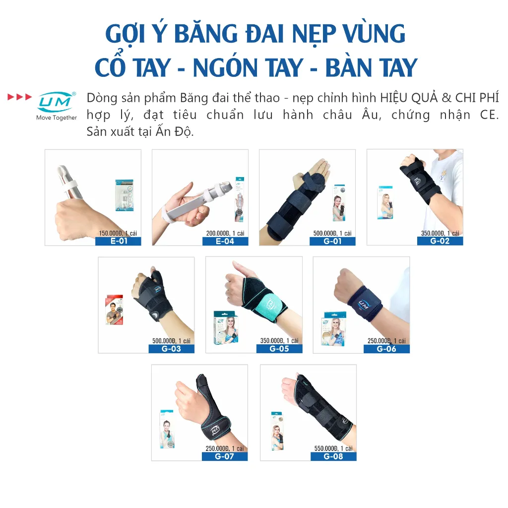 Ảnh Bó cổ tay khoá dán kép United Medicare (G06) 4