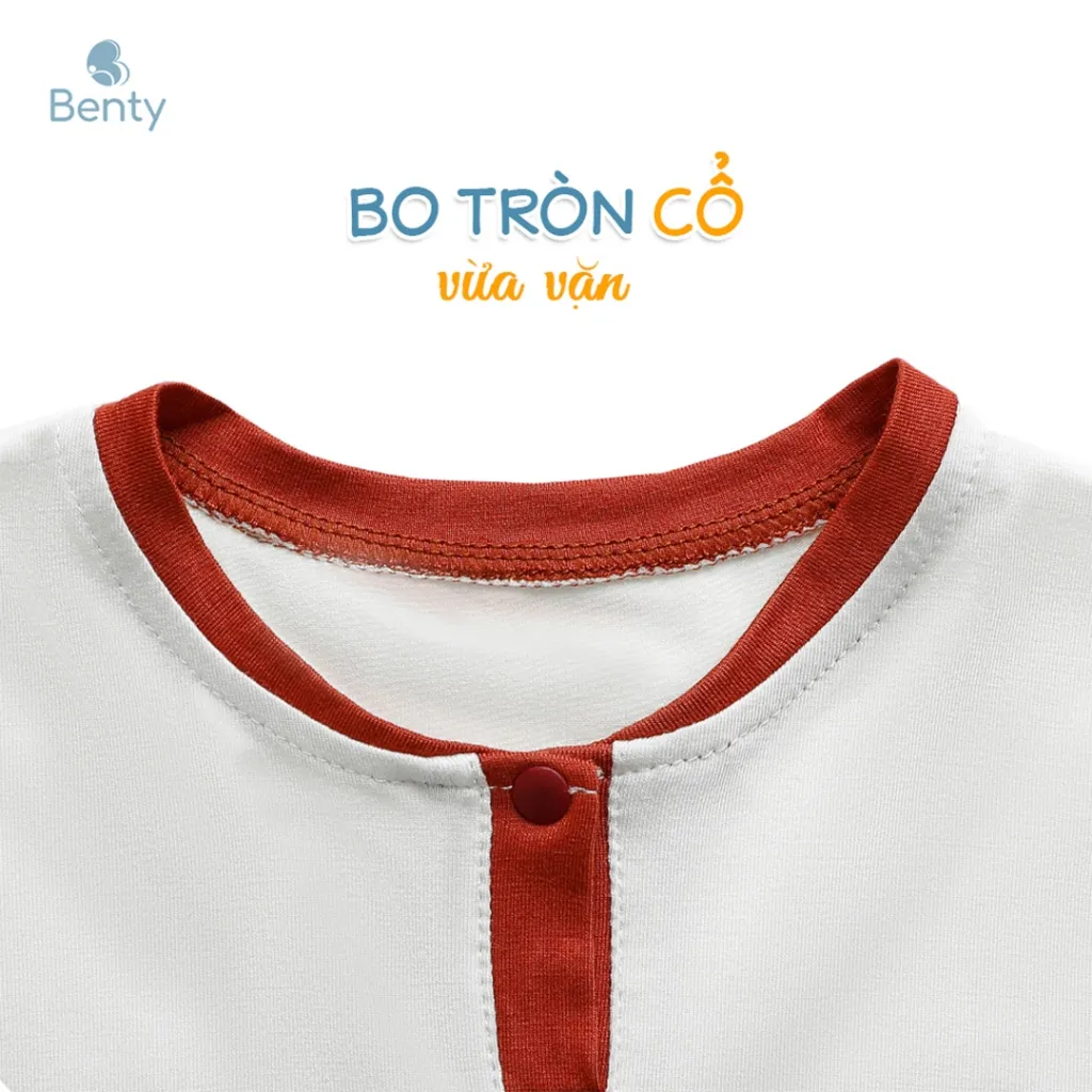Ảnh Bộ cộc tay cổ trụ in hình labubu BENTY BT110 dễ thương, bộ quần áo cho bé trai, bé gái mặc đi chơi 4
