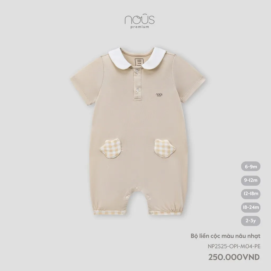 Ảnh Bộ cộc tay Nous nhiều kiểu dáng cho bé trên 6 tháng 1