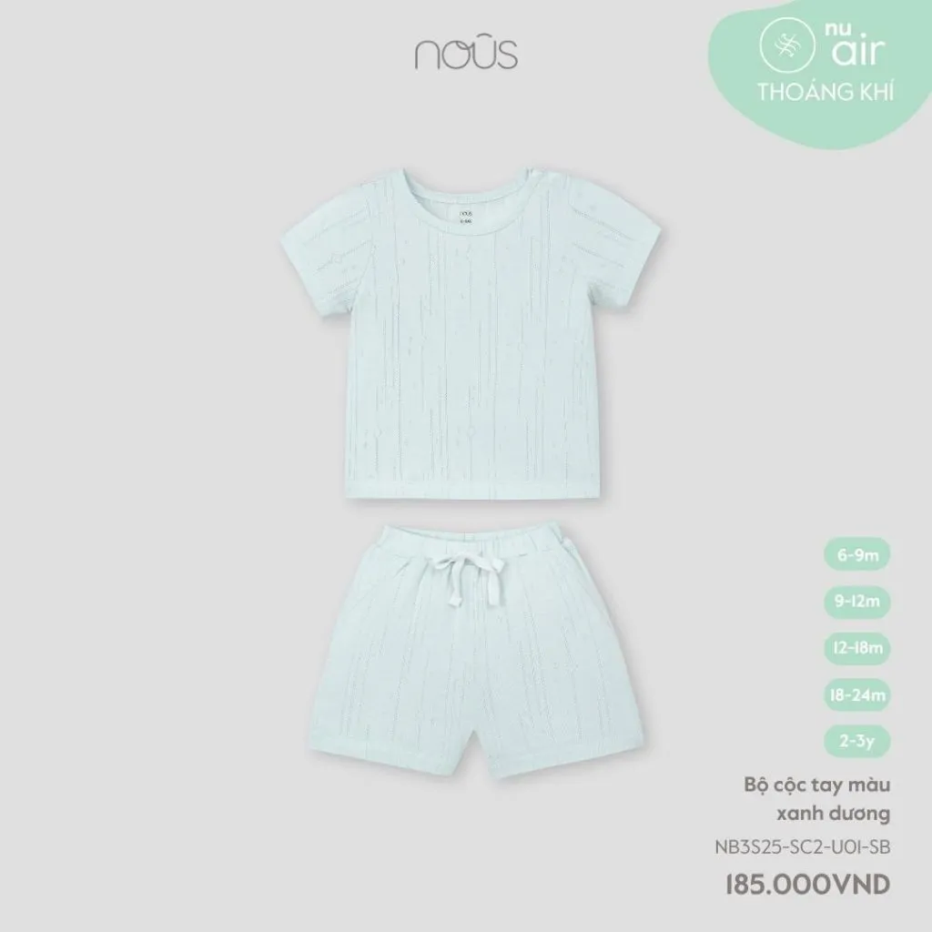 Ảnh Bộ cộc tay Nous nhiều kiểu dáng cho bé trên 6 tháng 4