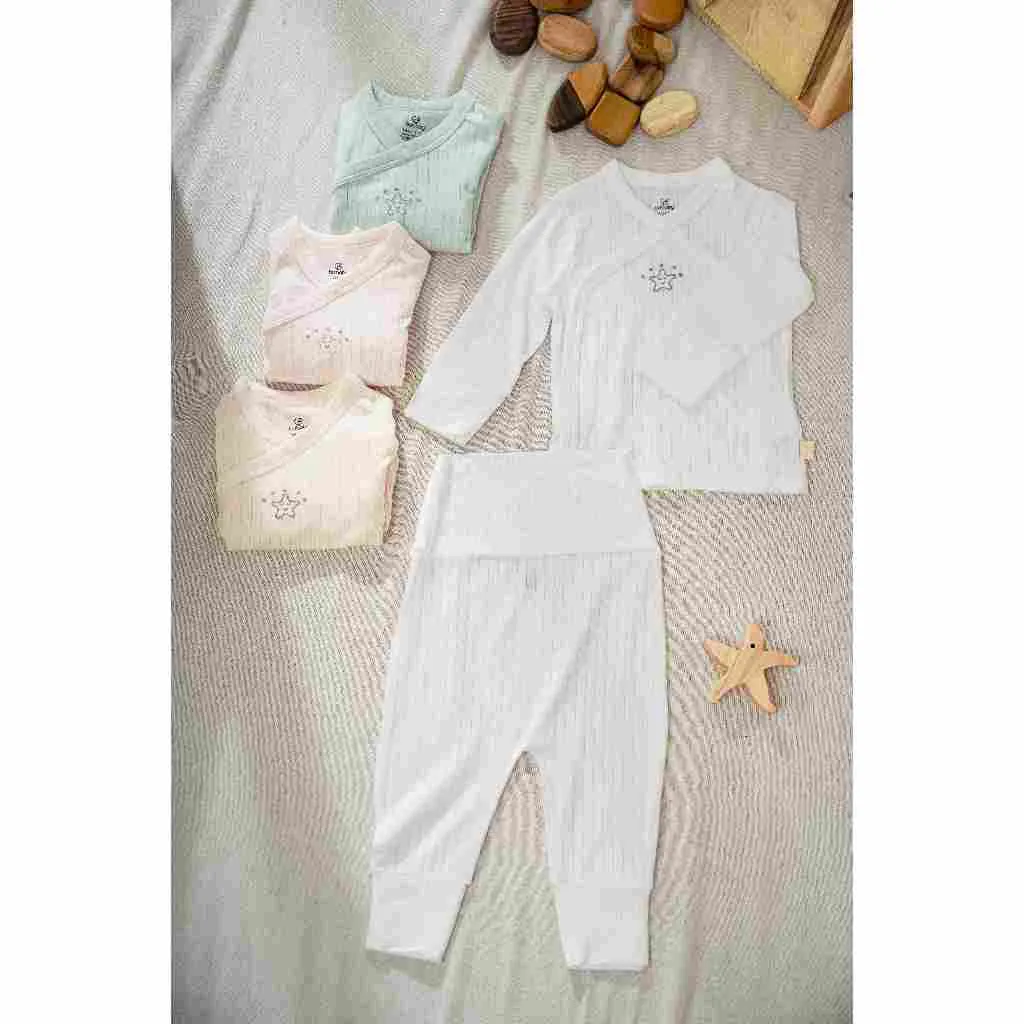 Ảnh Bộ dài tay cài chéo BU Baby BMD110800 1