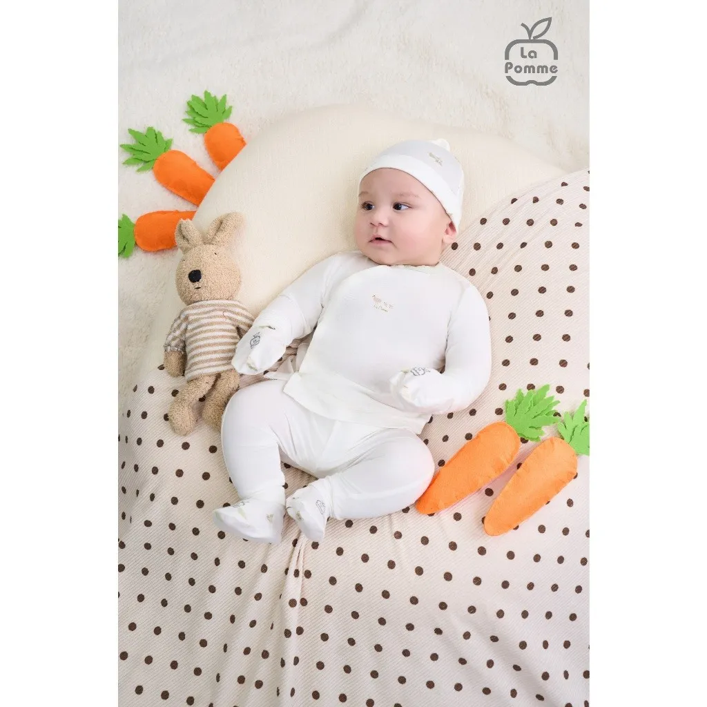 Ảnh Bộ dài tay cúc lệch La Pomme Nông trại vui nhộn 2