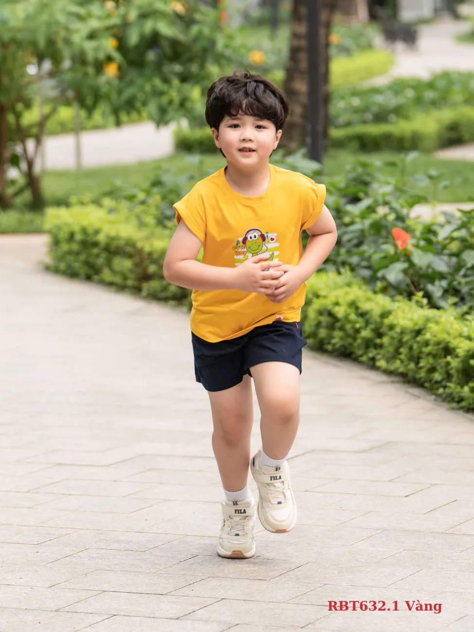 Ảnh Bộ đồ bé trai mùa hè RIOMIO hình dễ thương chất cotton mềm mát 13-27kg RBT632.1và RBT632.2 4