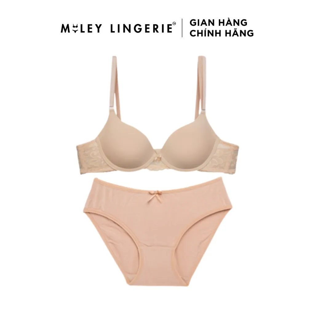 Ảnh Bộ Đồ Lót Cotton Không Gọng Mút Mềm Nâng Ngực MiLey Lingerie BRW0X015-BCS0X04 1