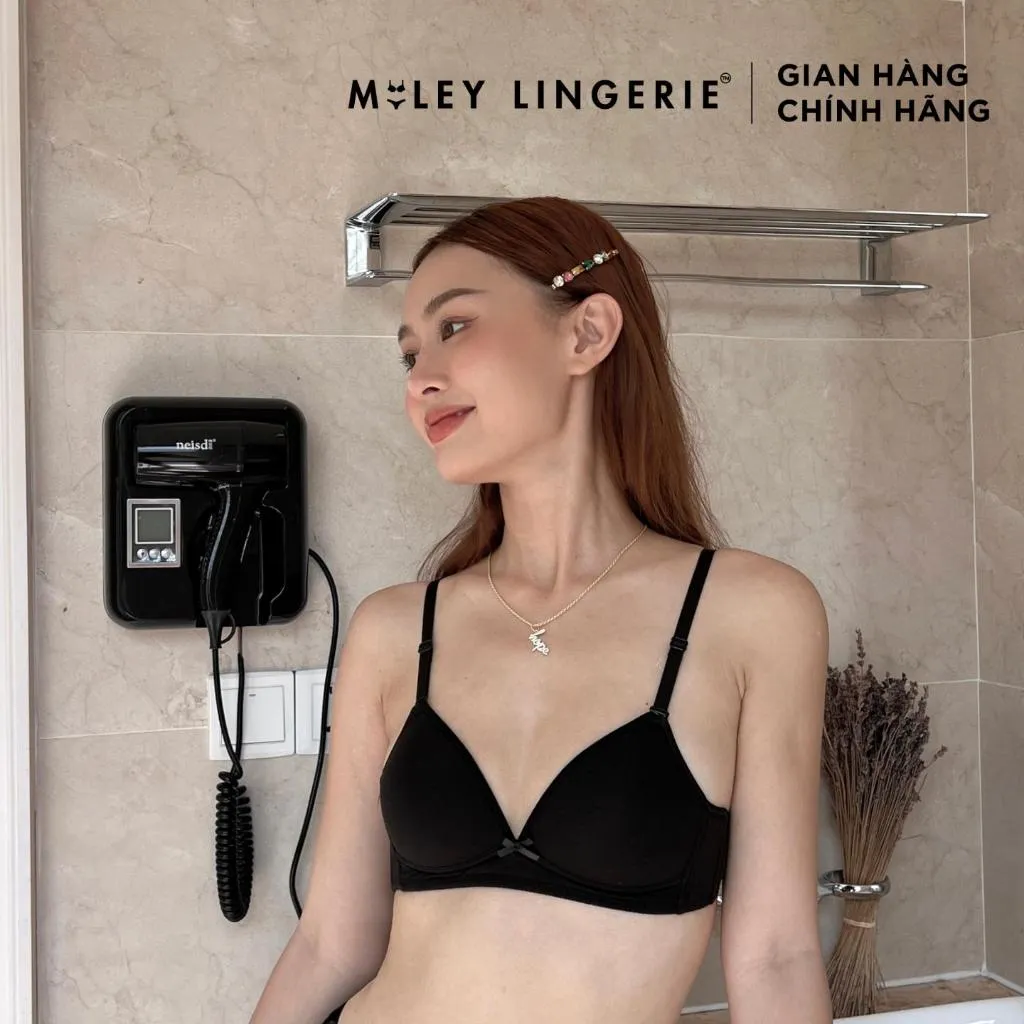Ảnh Bộ Đồ Lót Cotton Không Gọng Mút Mềm Nâng Ngực MiLey Lingerie BRW0X015-BCS0X04 3