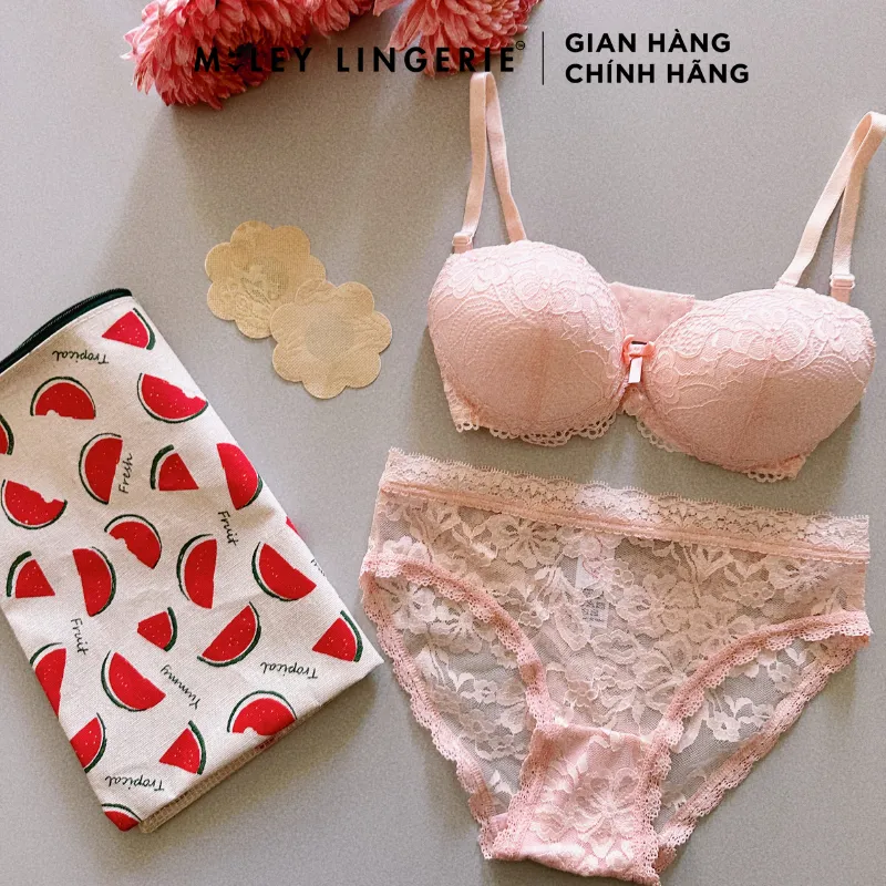 Ảnh Bộ Đồ Lót Ren Hoa Gọng Mềm Elegant Lady Miley Lingerie BRL05- FLS03 2