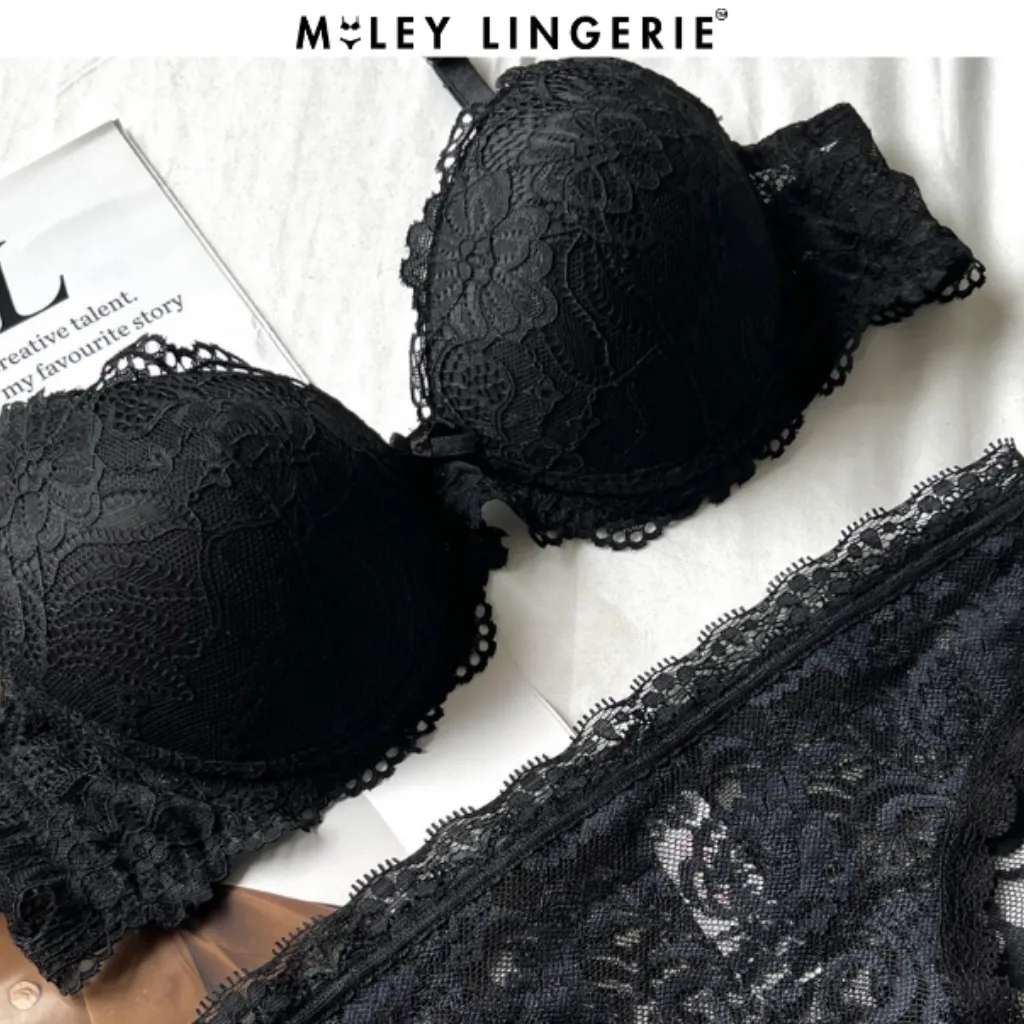 Ảnh Bộ Đồ Lót Ren Hoa Gọng Mềm Elegant Lady Miley Lingerie BRL05- FLS03 4