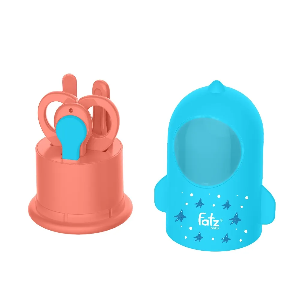 Ảnh Bộ dụng cụ cắt móng tay kèm nhíp cho bé FATZBABY FB8101SS 4 món (bấm móng tay, kéo cắt móng tay, rũa móng và nhíp) 4