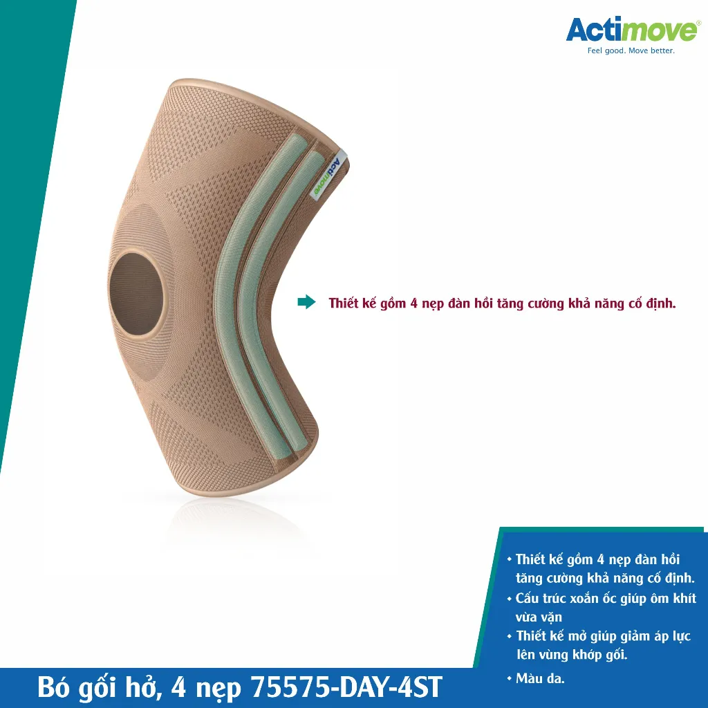 Ảnh Bó gối hở, 4 nẹp 75575-DAY-4ST Actimove Knee Support 3