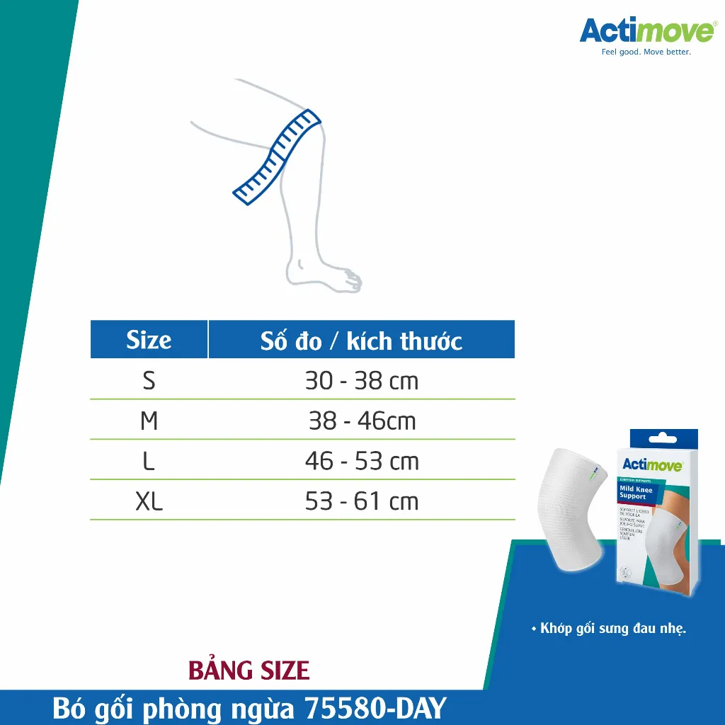 Ảnh Bó gối phòng ngừa 75580-DAY Actimove Mild Knee Support 3