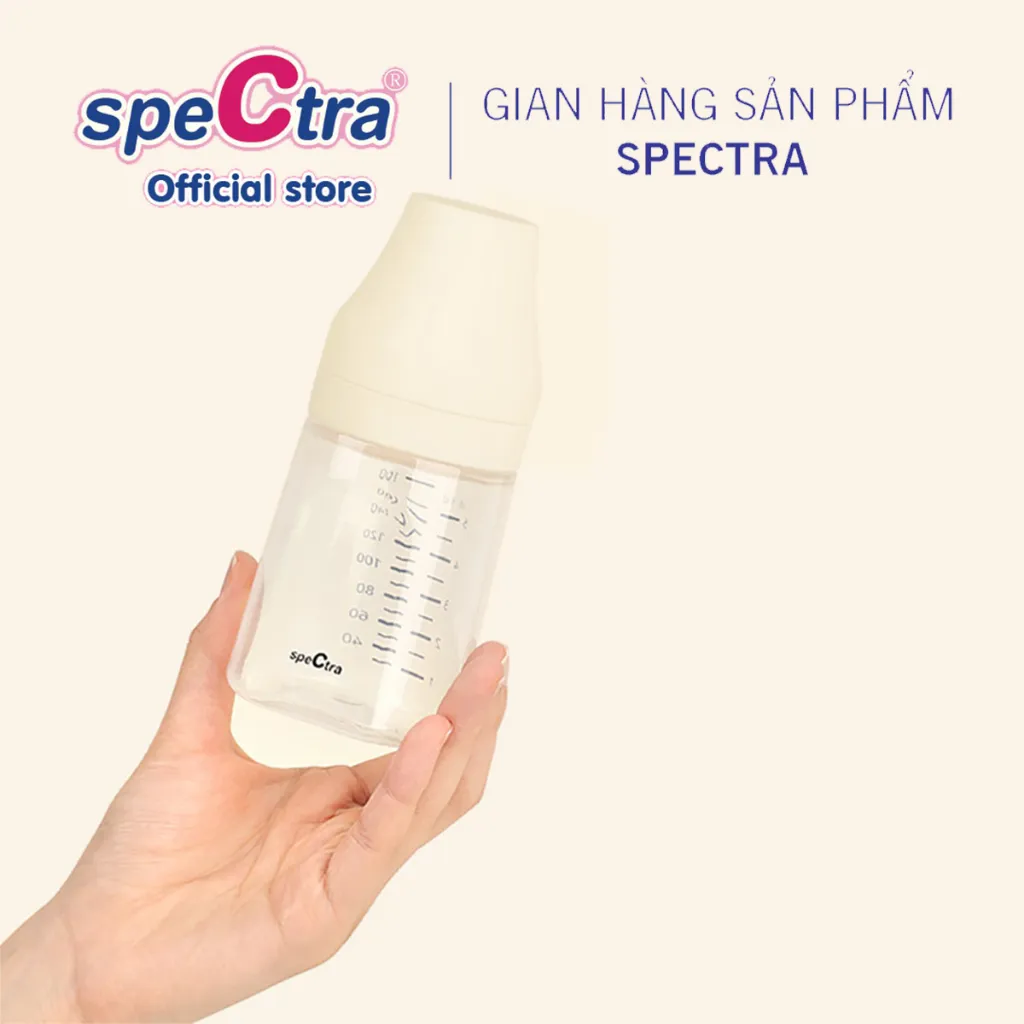 Ảnh Bộ Hai Bình Cổ Rộng PP Spectra 160ml Chính hãng Hàn Quốc 3