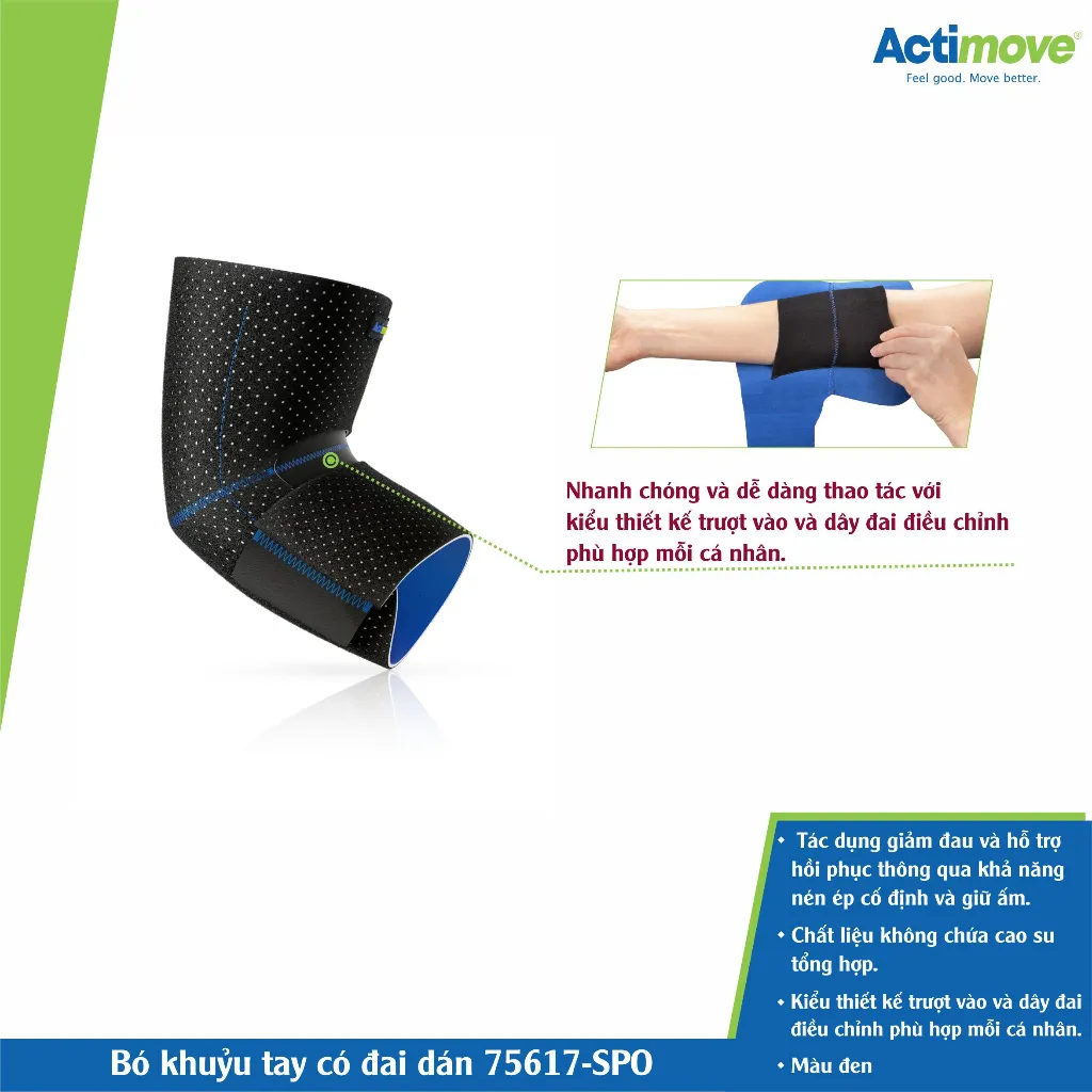 Ảnh Bó khuỷu tay có đai dán 75617-SPO Actimove Elbow Support 1