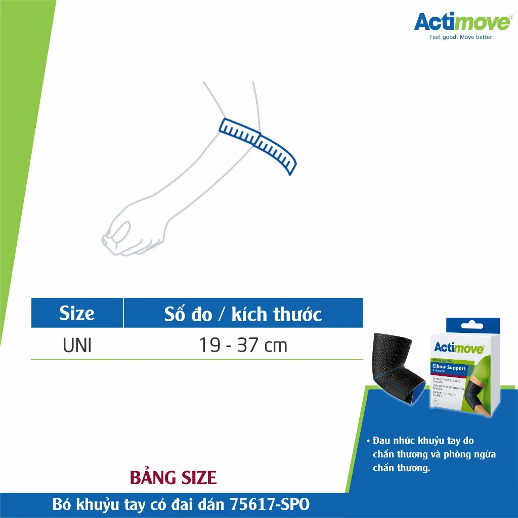 Ảnh Bó khuỷu tay có đai dán 75617-SPO Actimove Elbow Support 3