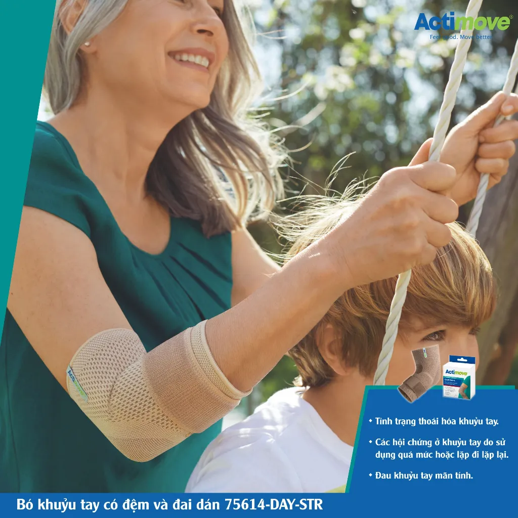 Ảnh Bó khuỷu tay có đệm và đai dán 75614-DAY-STR Actimove Elbow Support 1