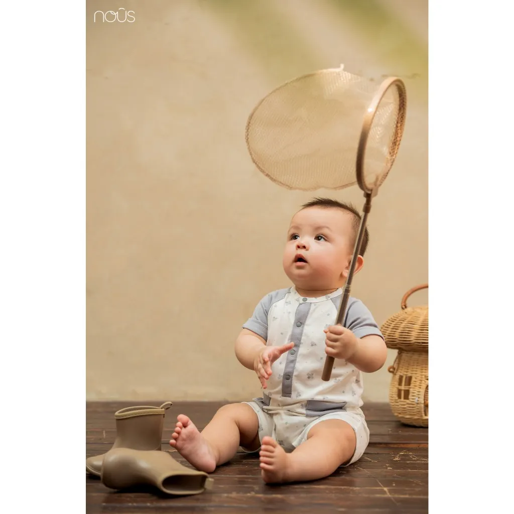 Ảnh Bộ liền body cộc Nous (3-12 tháng) 4