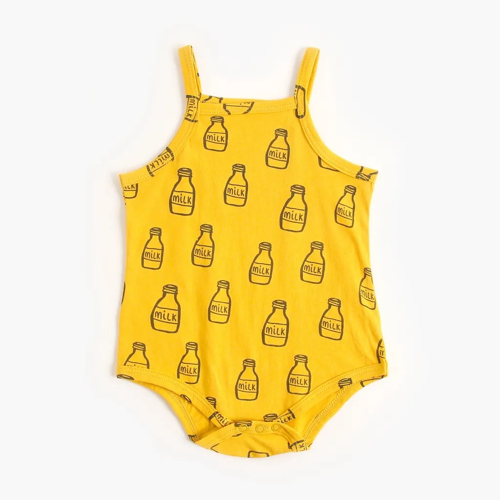 Ảnh Bộ liền thân Sanlutoz không tay bằng cotton thời trang mùa hè cho bé gái 3