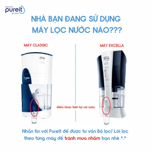 Ảnh Bộ lọc thay thế máy lọc nước Pureit Excella gồm 4 lõi lọc công suất lọc 3000L (chưa bao gồm Lưới lọc vi sợi) 1