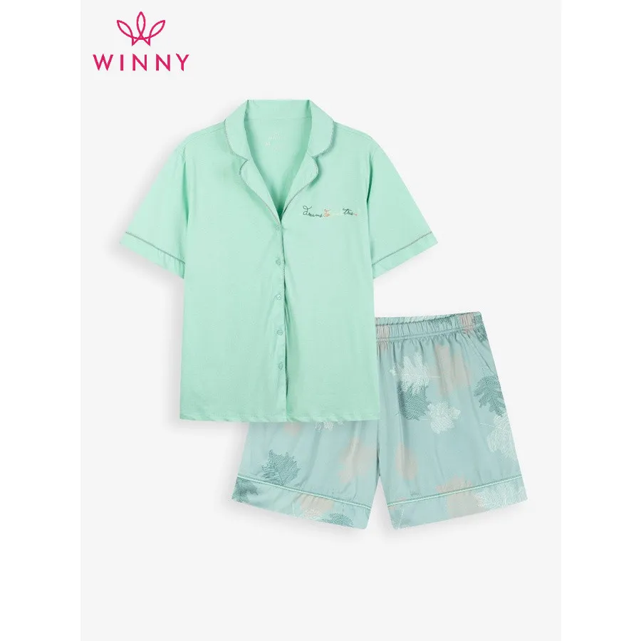 Ảnh Bộ mặc nhà cộc tay quần đùi Winny 1MNCT22138C 4