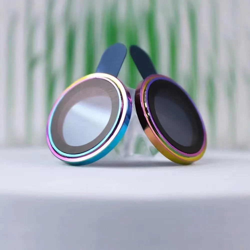 Ảnh Bộ mắt Titan dán bảo vệ camera iphone KTM, 11 promax , 12, 13, 14 pro max,viền nhôm cầu vồng mặt kính cường lực 1
