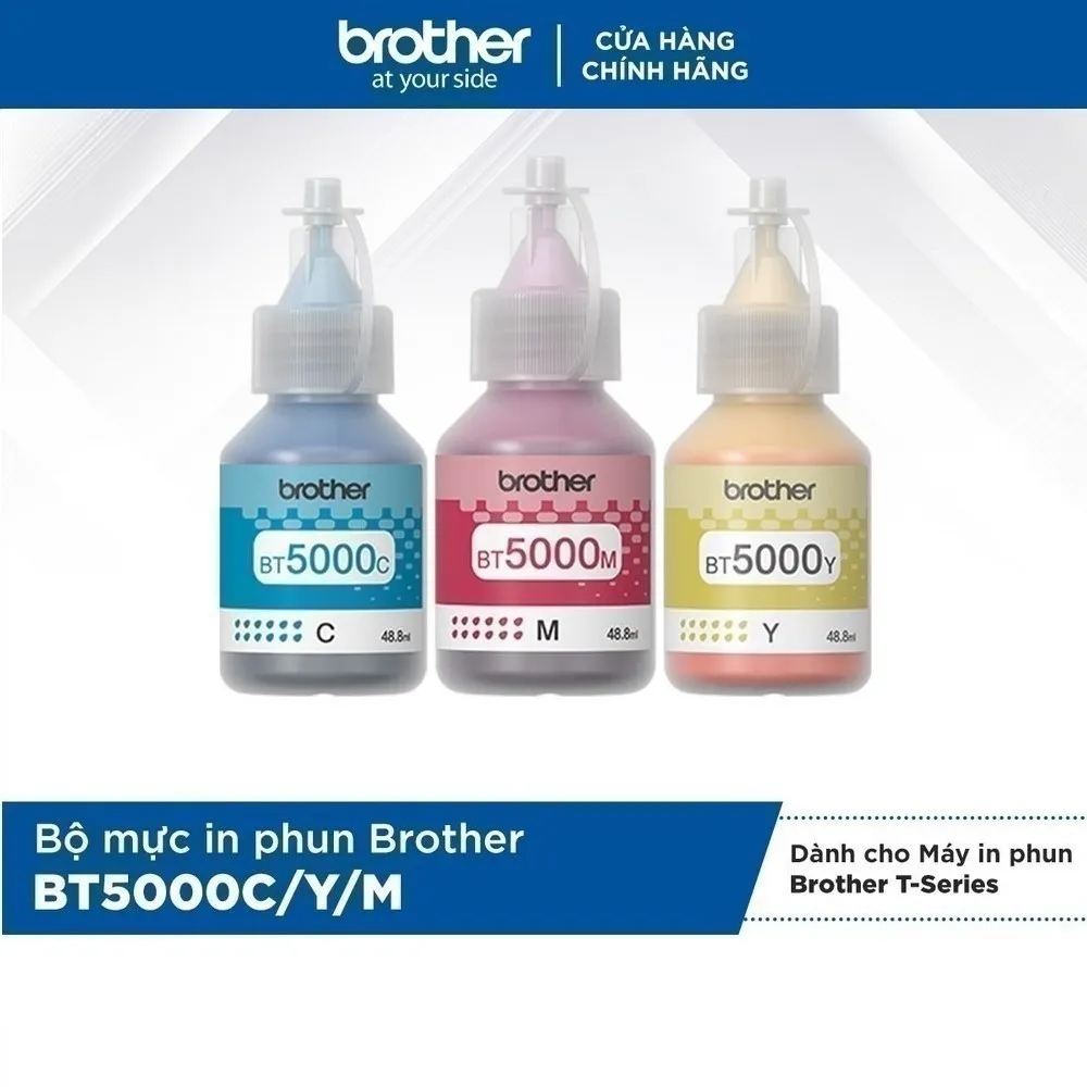 Ảnh Bộ mực in phun Brother BT5000C/Y/M 1