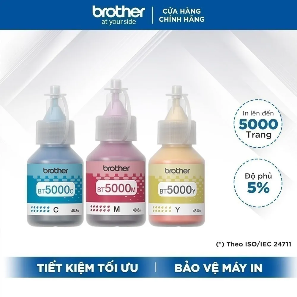 Ảnh Bộ mực in phun Brother BT5000C/Y/M 2