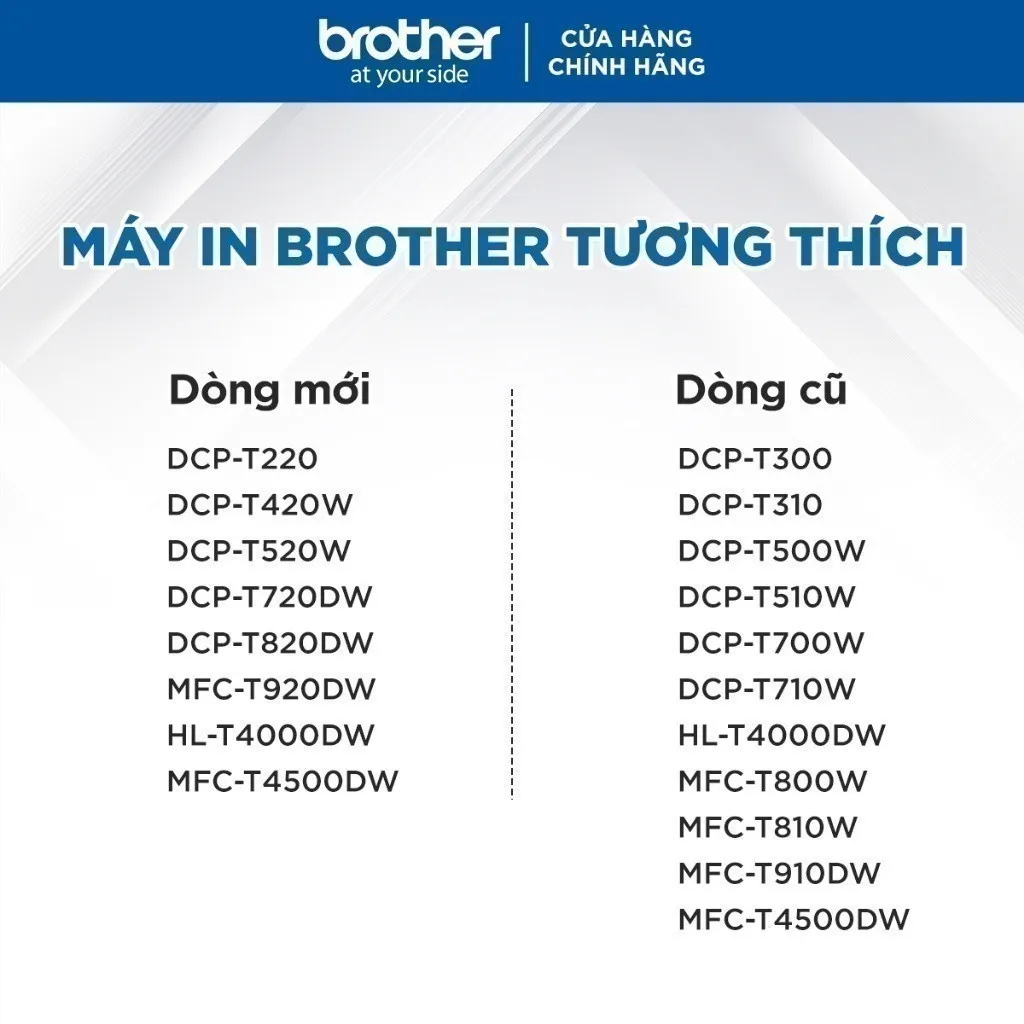 Ảnh Bộ mực in phun Brother (BT-D60BK + BT5000C/M/Y) 3
