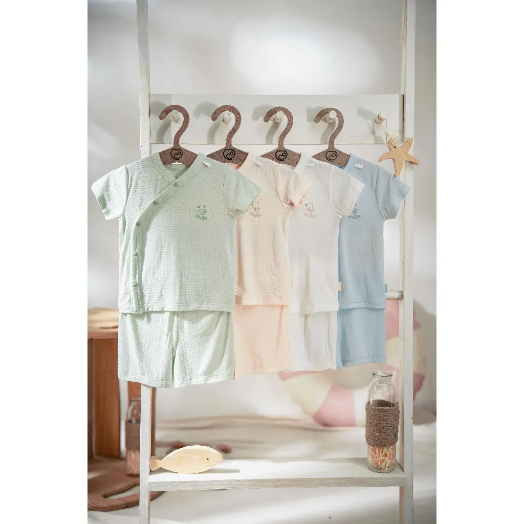 Ảnh Bộ ngắn tay cài chéo BU Baby Siro BSR130807 1