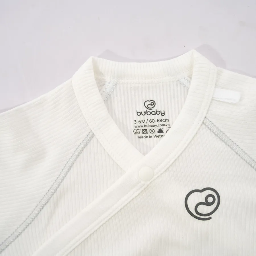 Ảnh Bộ ngắn tay cài chéo siro BSR130805 | Quần áo chính hãng BU Baby 4