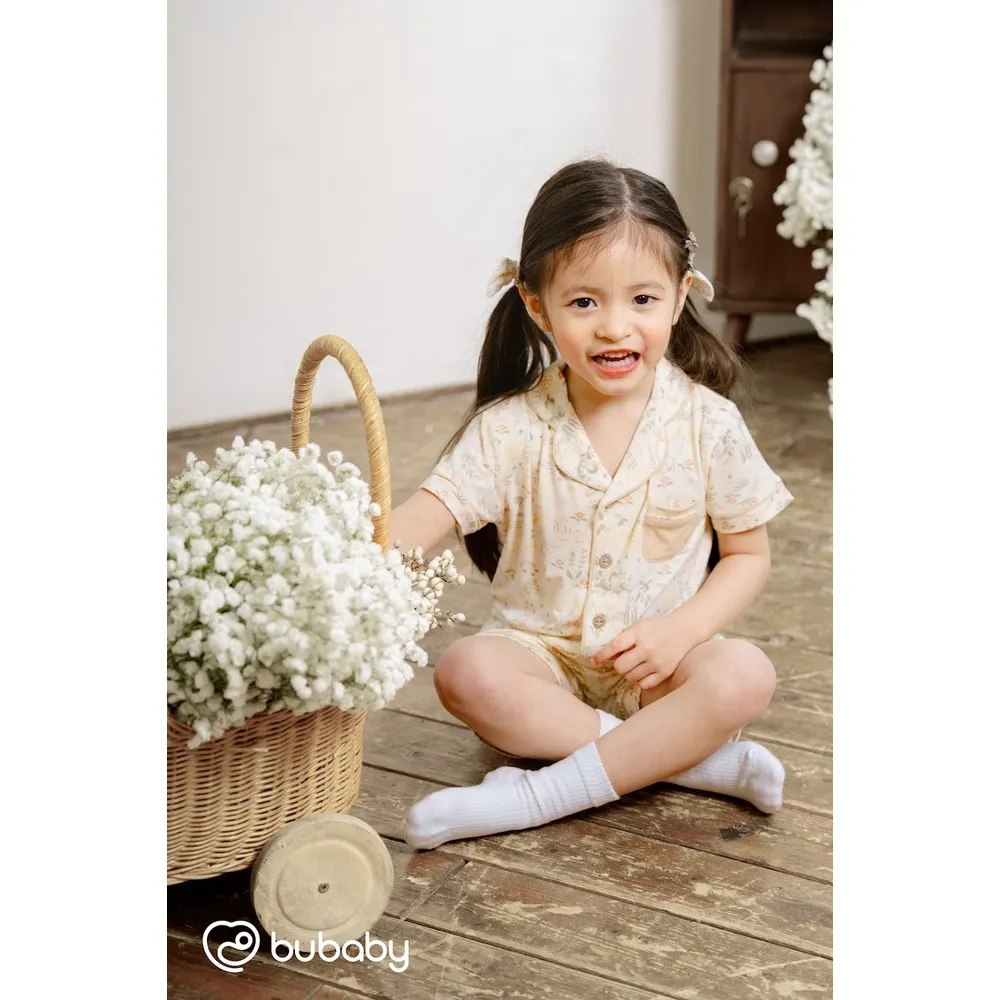 Ảnh Bộ ngắn tay cài giữa Pyjamas Bambus BU Baby BBB1302PJ 4