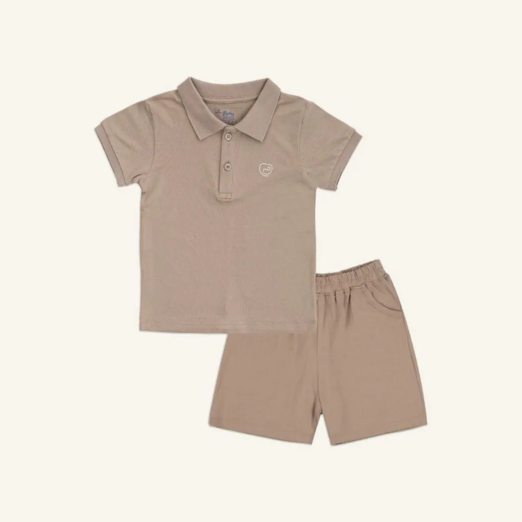 Ảnh Bộ ngắn tay cổ polo BPN130313 | Quần áo BU Baby chính hãng 2