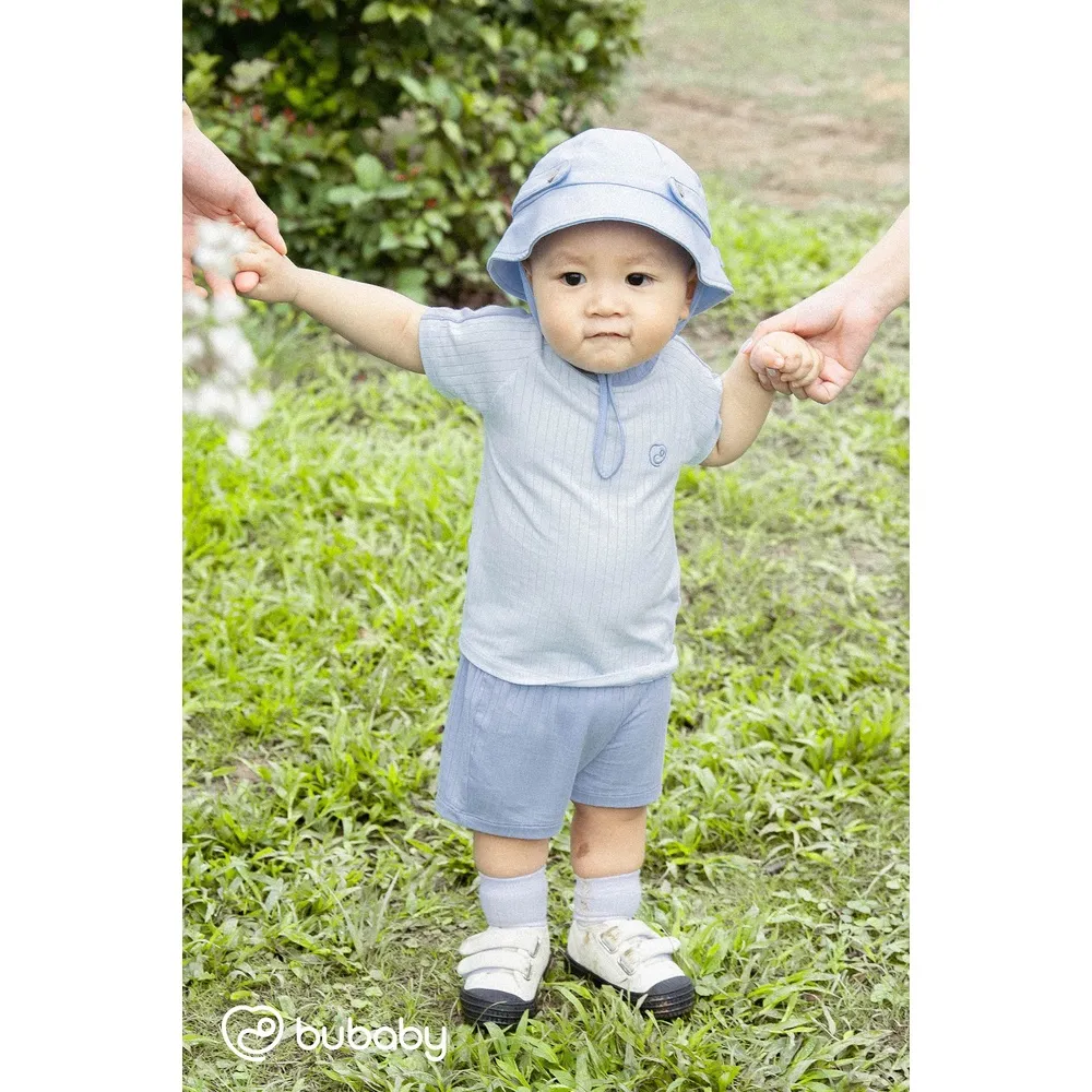 Ảnh Bộ ngắn tay raglan cổ tròn Molist BU Baby BMD130400 3