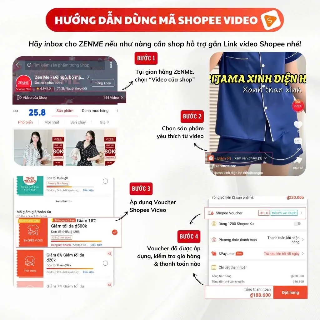 Ảnh Bộ Ngủ Pijama ZENME Lụa Latin Cao Cấp Mặc Nhà Nữ Tay Ngắn Quần Dài Xanh Than PJD0322 3